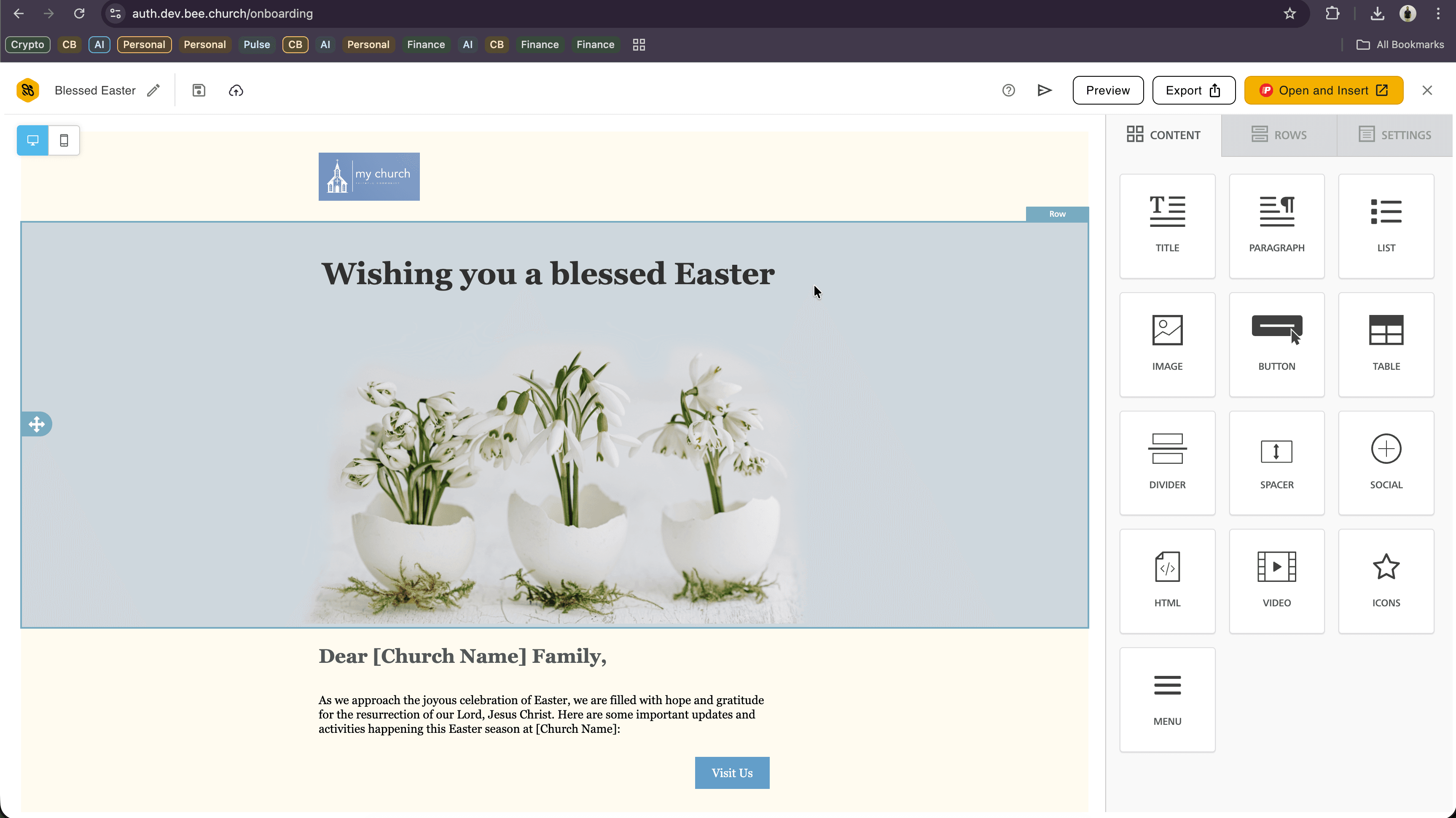 ChurchBee — Church Newsletter Platform screenshot 8