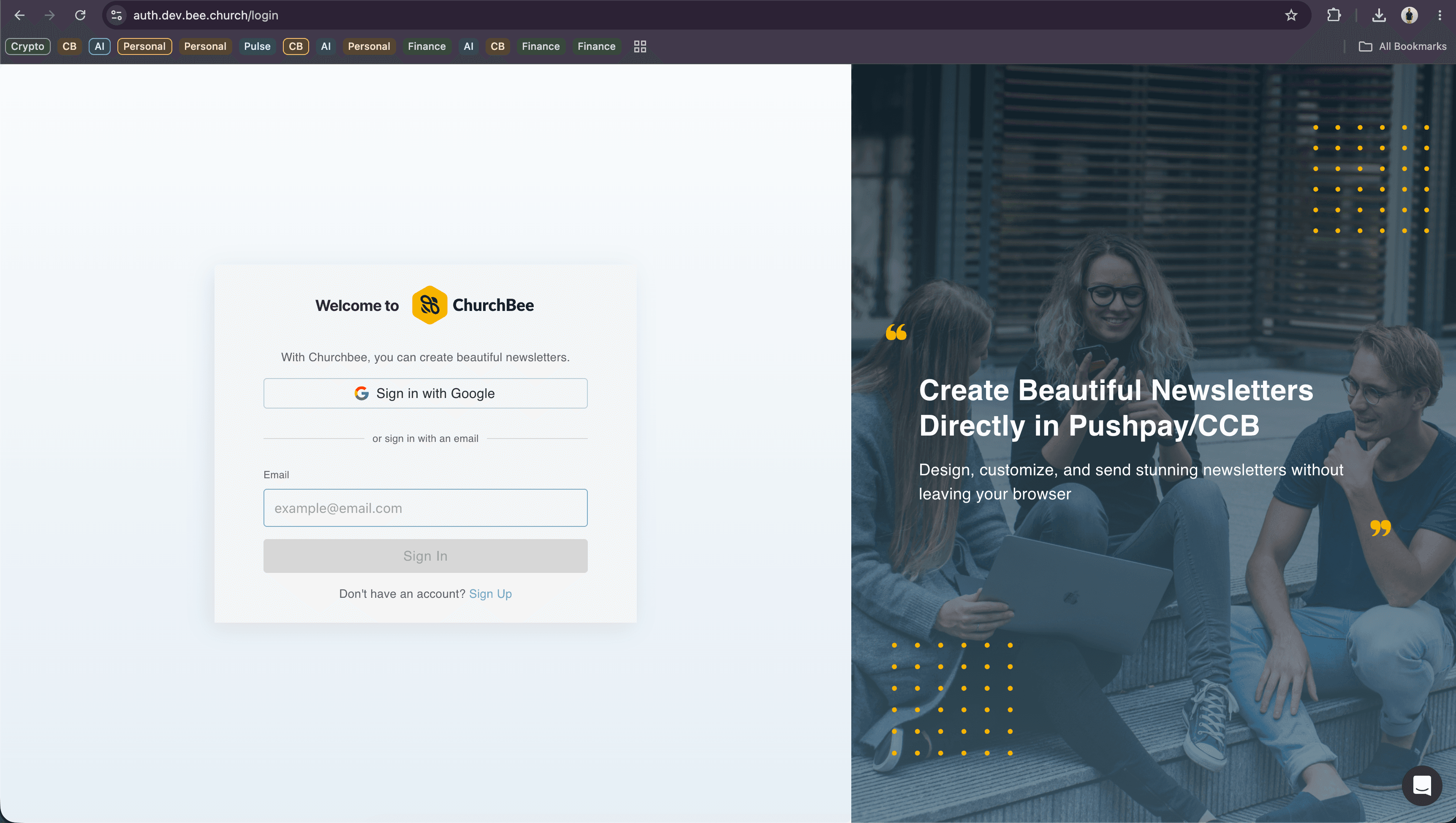 ChurchBee — Church Newsletter Platform screenshot 2