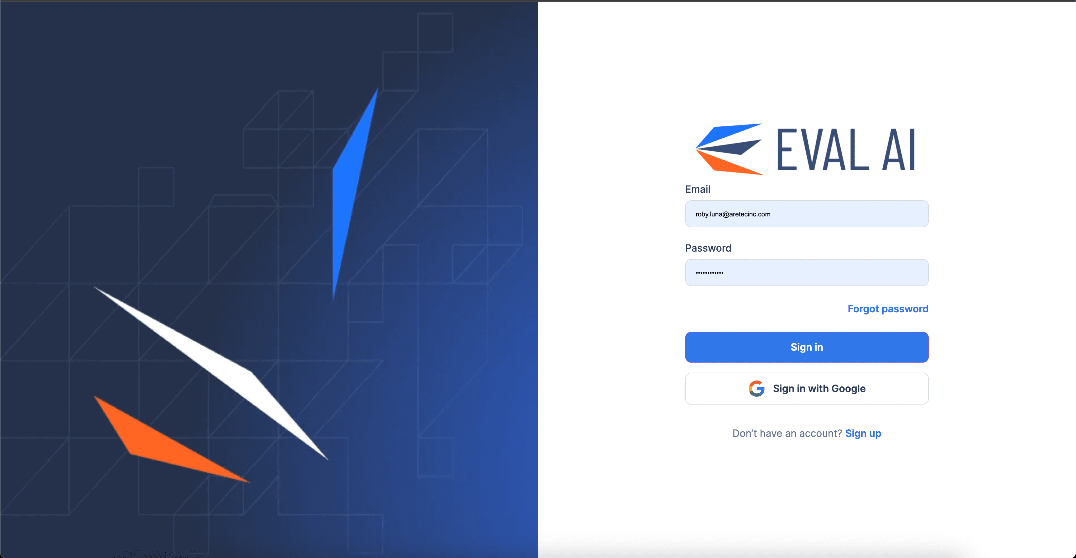 Eval AI — RFP Evaluation Platform screenshot 1