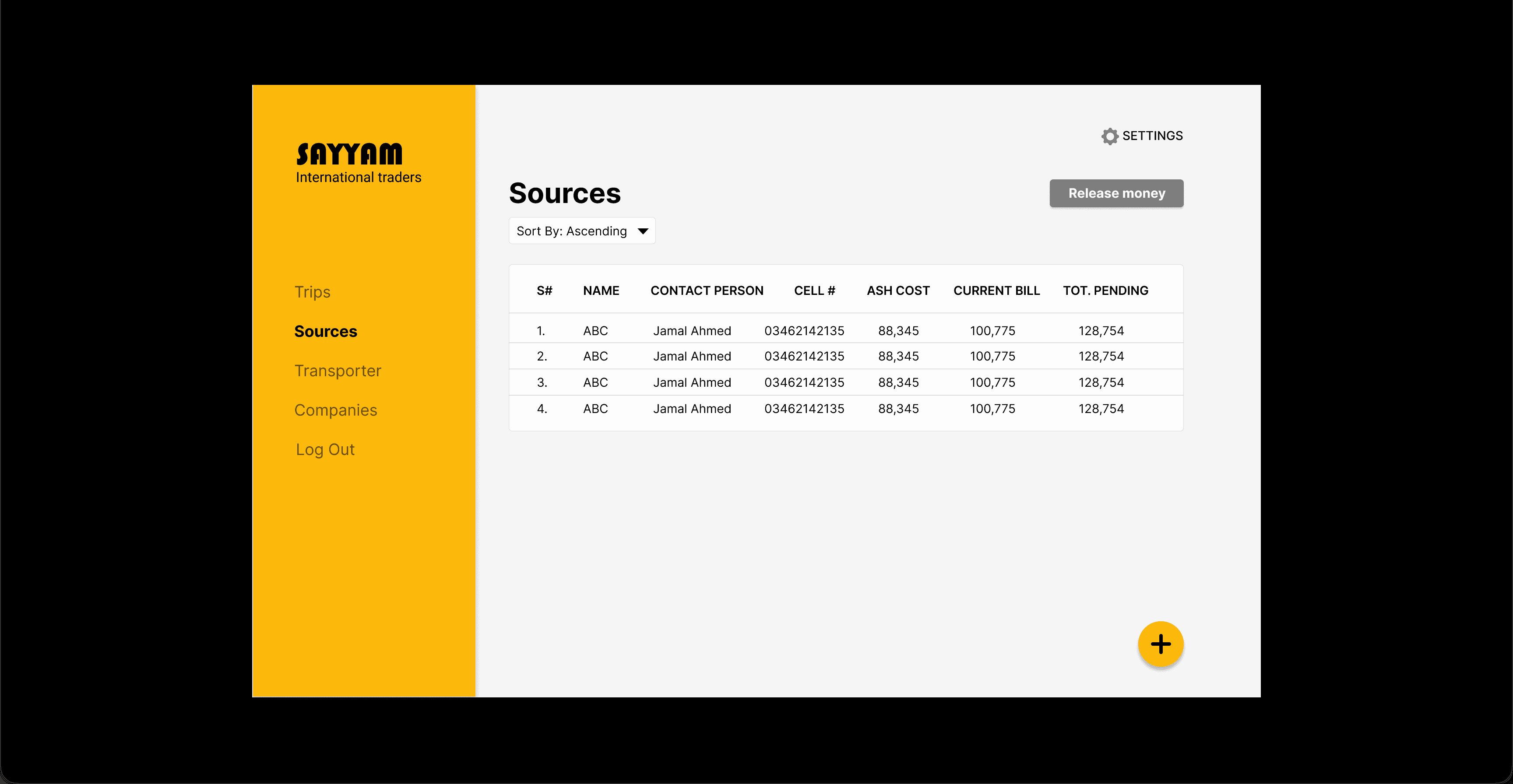 Sayyam — Construction Material ERP screenshot 2