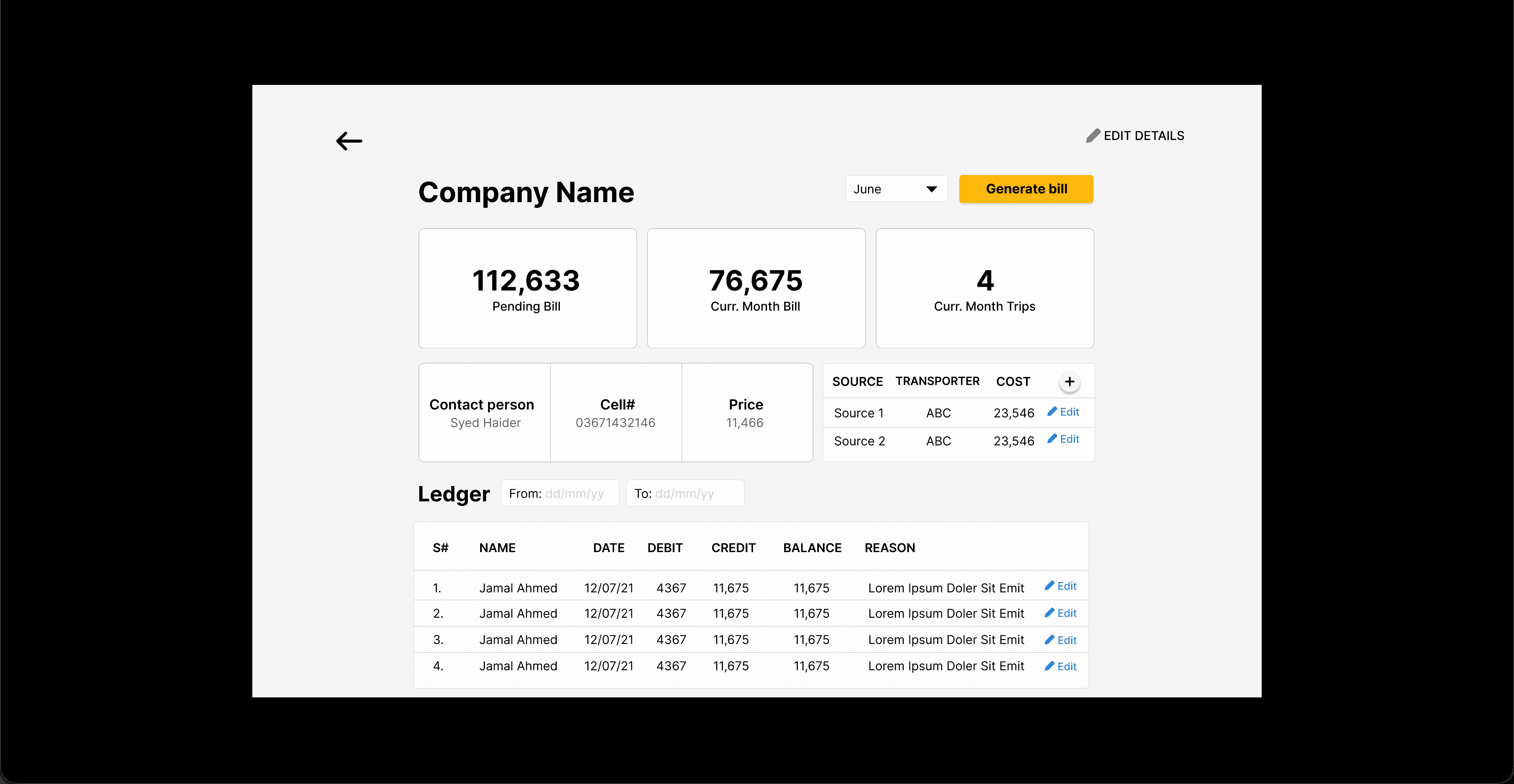 Sayyam — Construction Material ERP screenshot 4