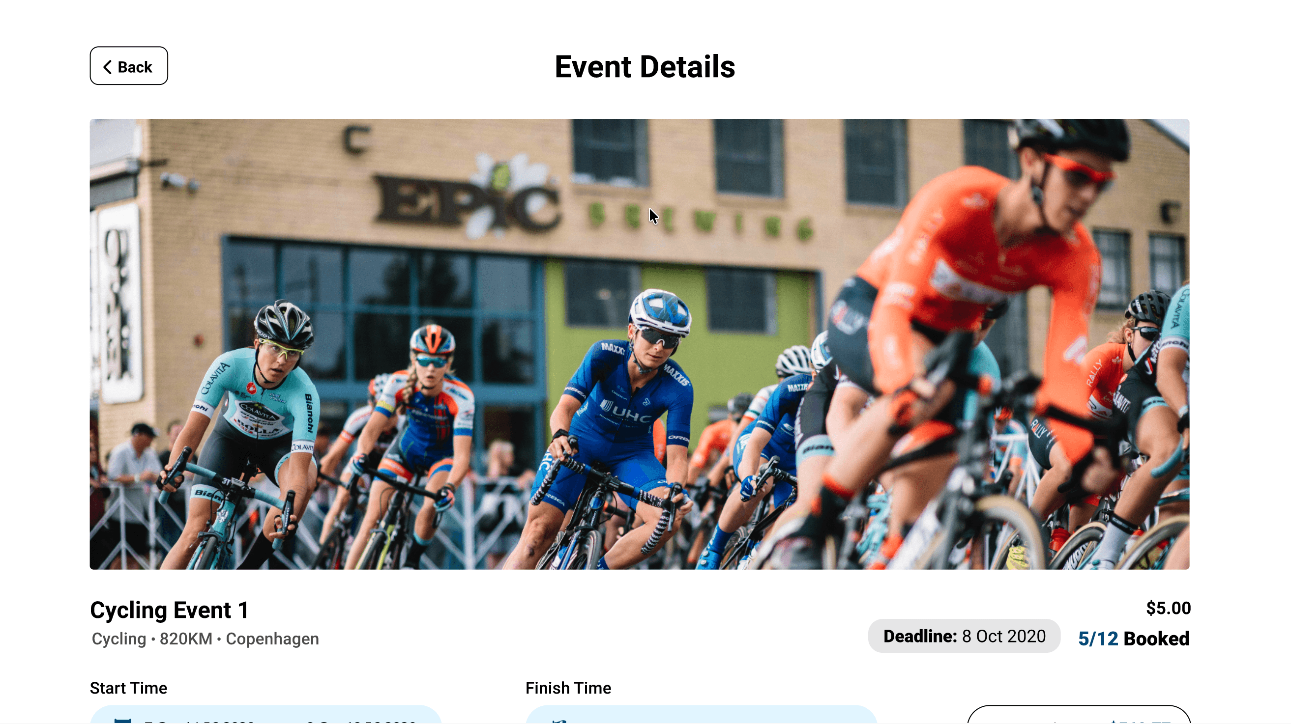 Sports Events — Admin Dashboard & Management Platform screenshot 3