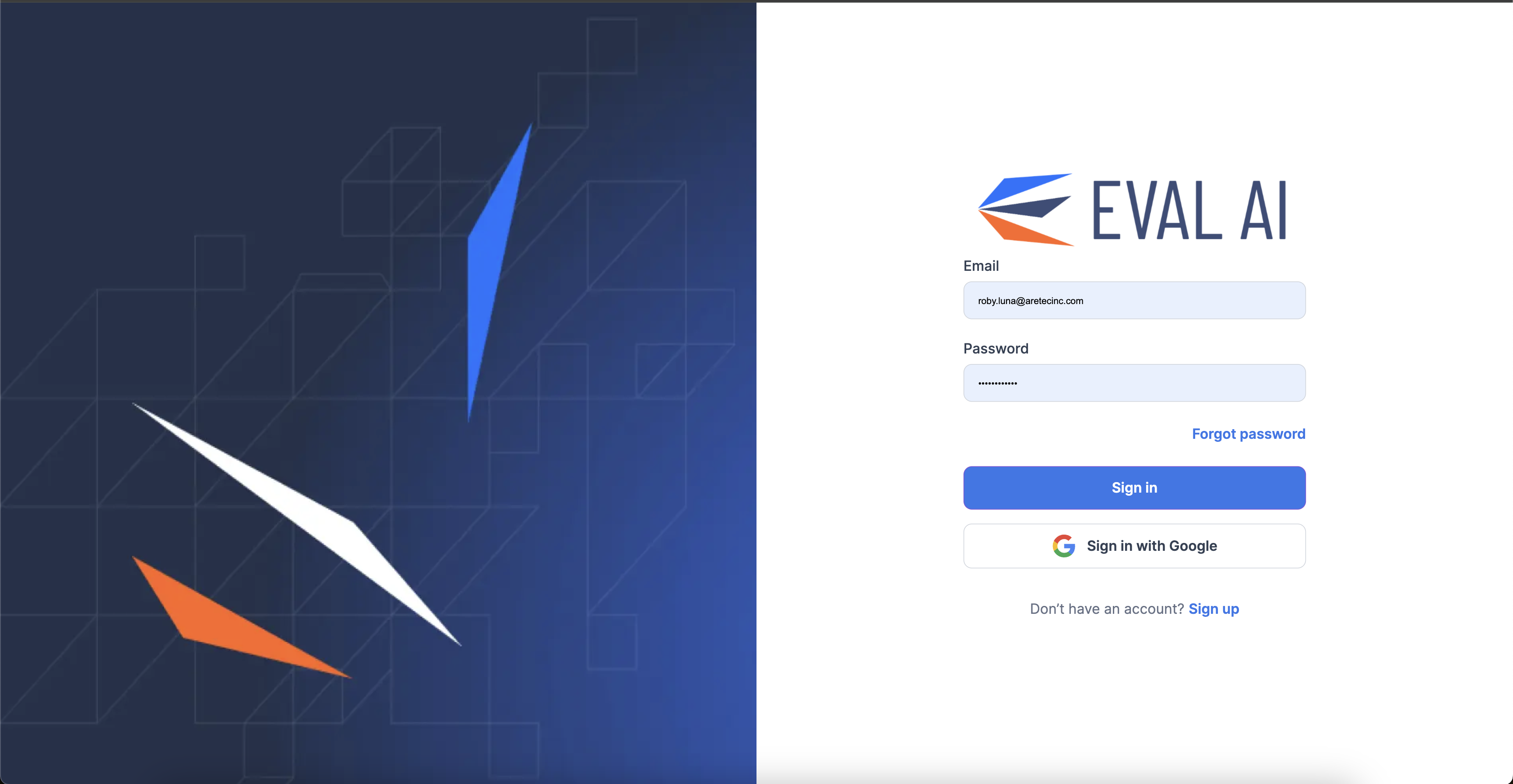 Eval AI — RFP Evaluation Platform screenshot 1